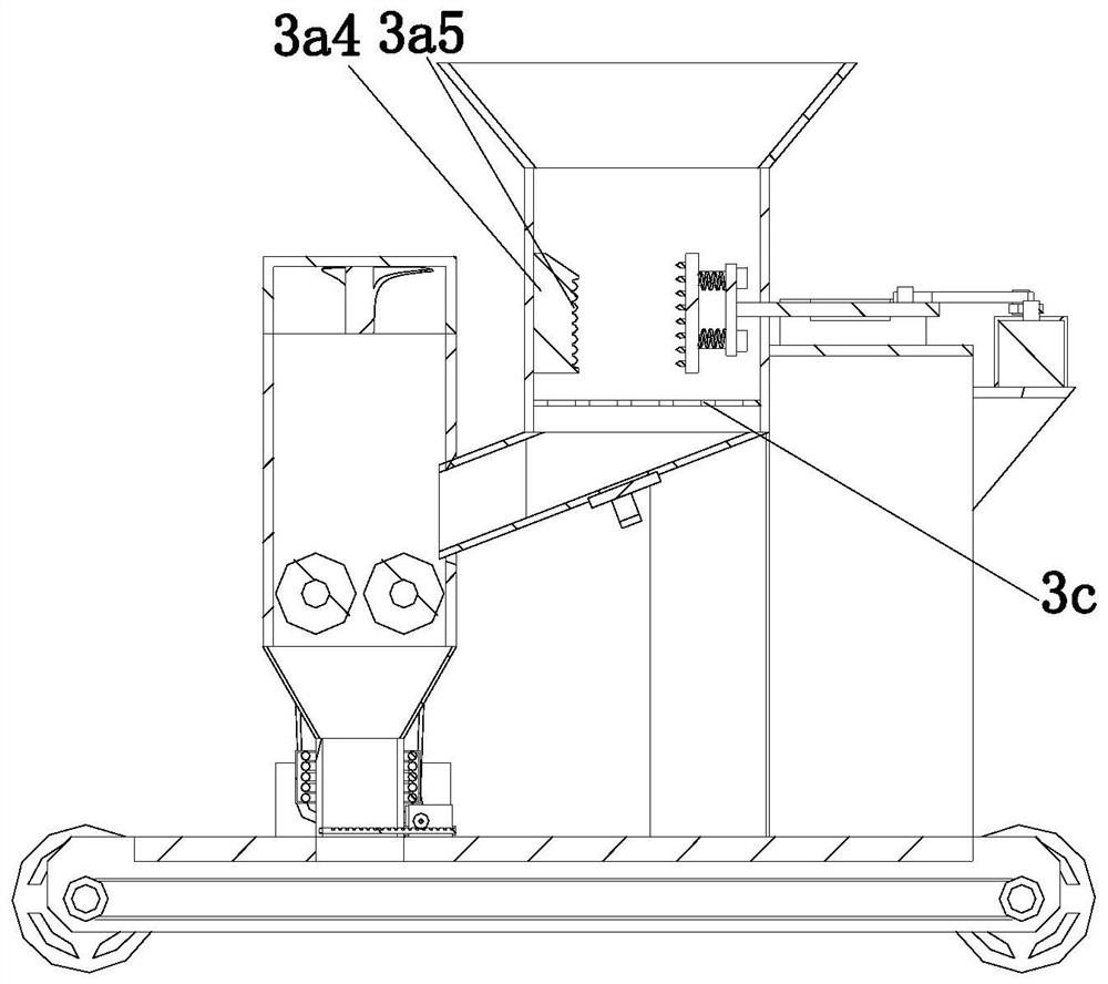 A tree branch cutting and crushing device for gardening