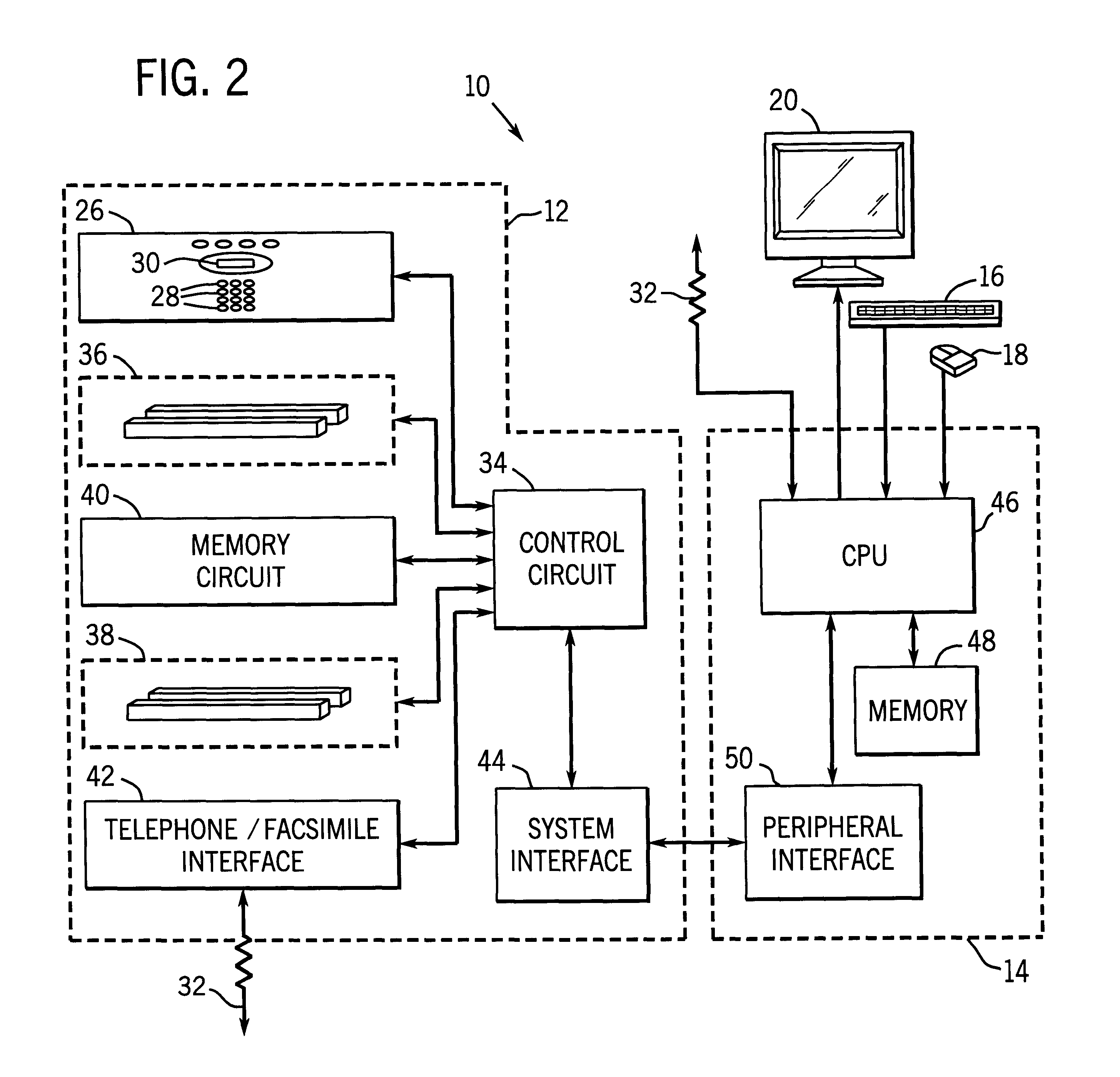 Selective document scanning method and apparatus