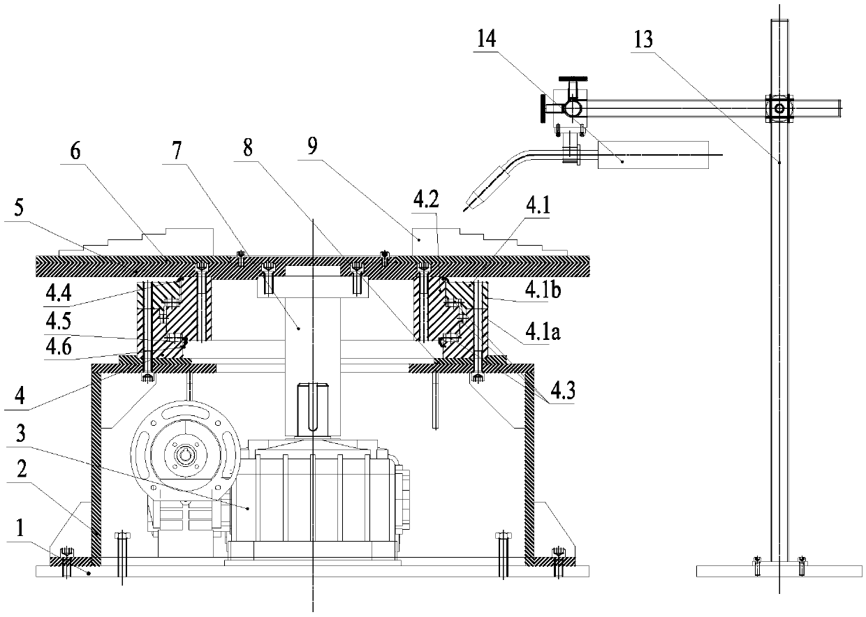 Welding rotary platform