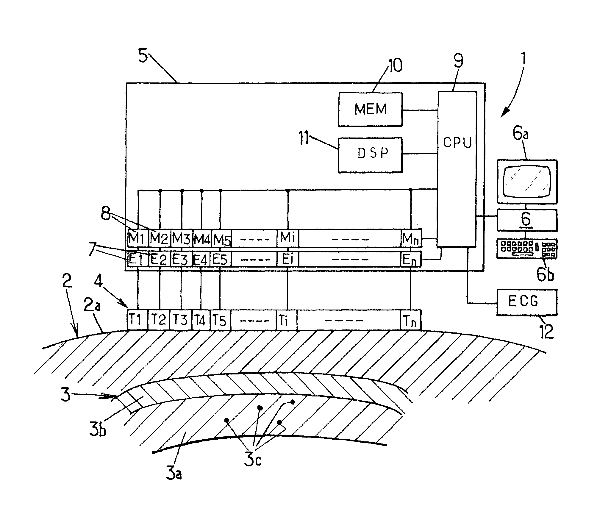 Method and apparatus for measuring heart contractility