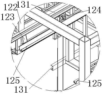 Production line capable of separating building blocks and supporting plates and stacking building blocks