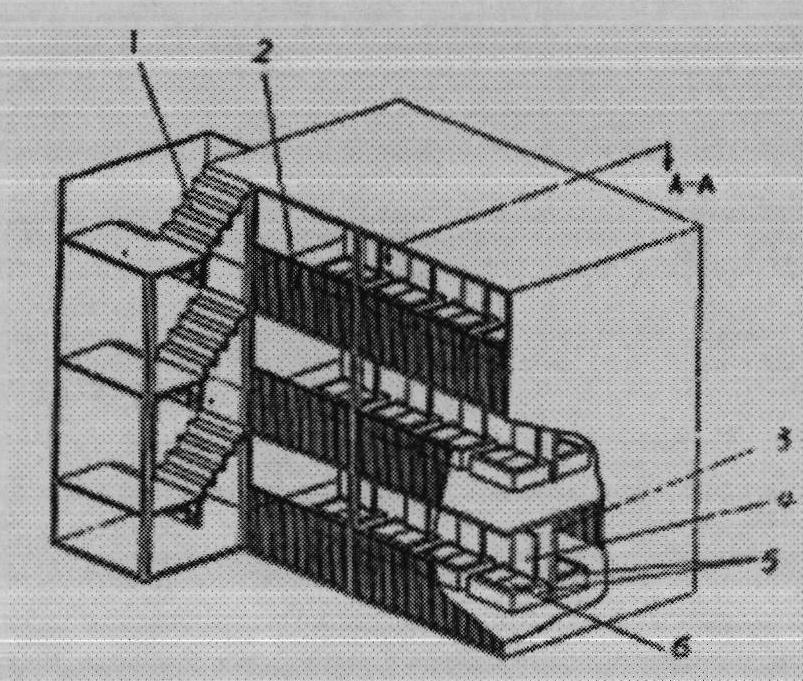 Magnetic energy cemetery tower based on permanent magnet model with 12 earthly branches and 24 mountains