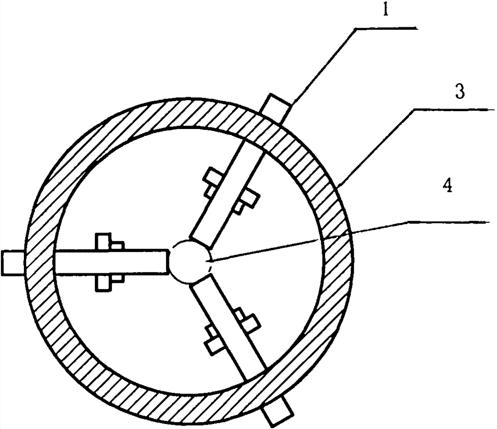 Three-jaw expansion floating pressure head