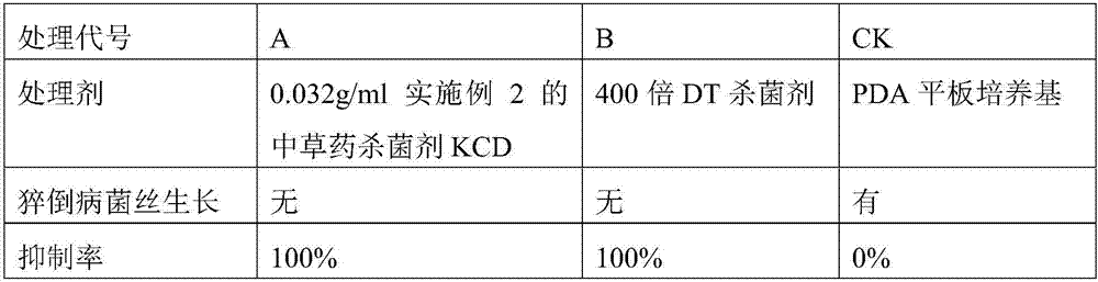 Traditional Chinese herbal medicine composition capable of preventing and treating tobacco damping-off