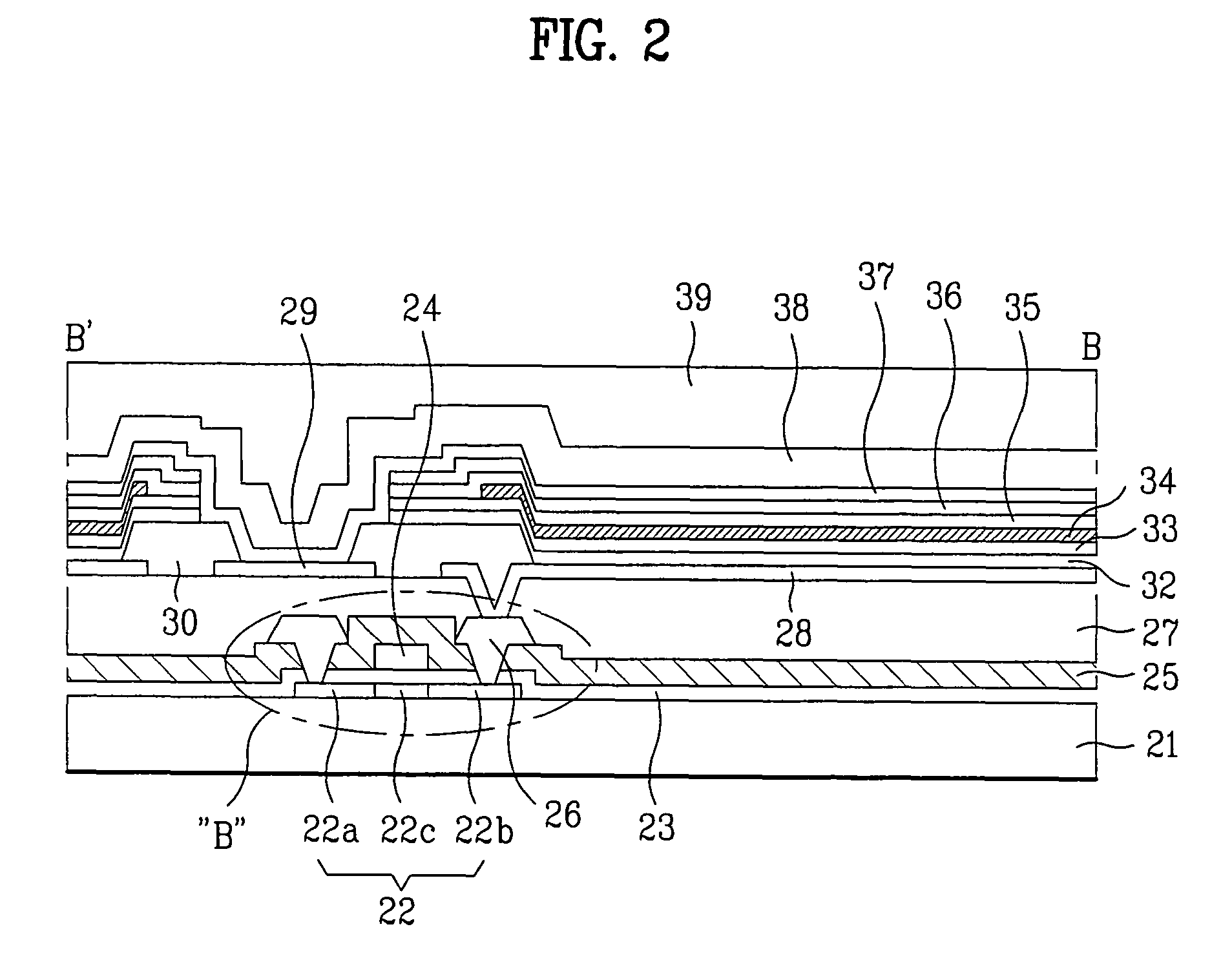 Top-emission active matrix electroluminescence device and method for fabricating the same