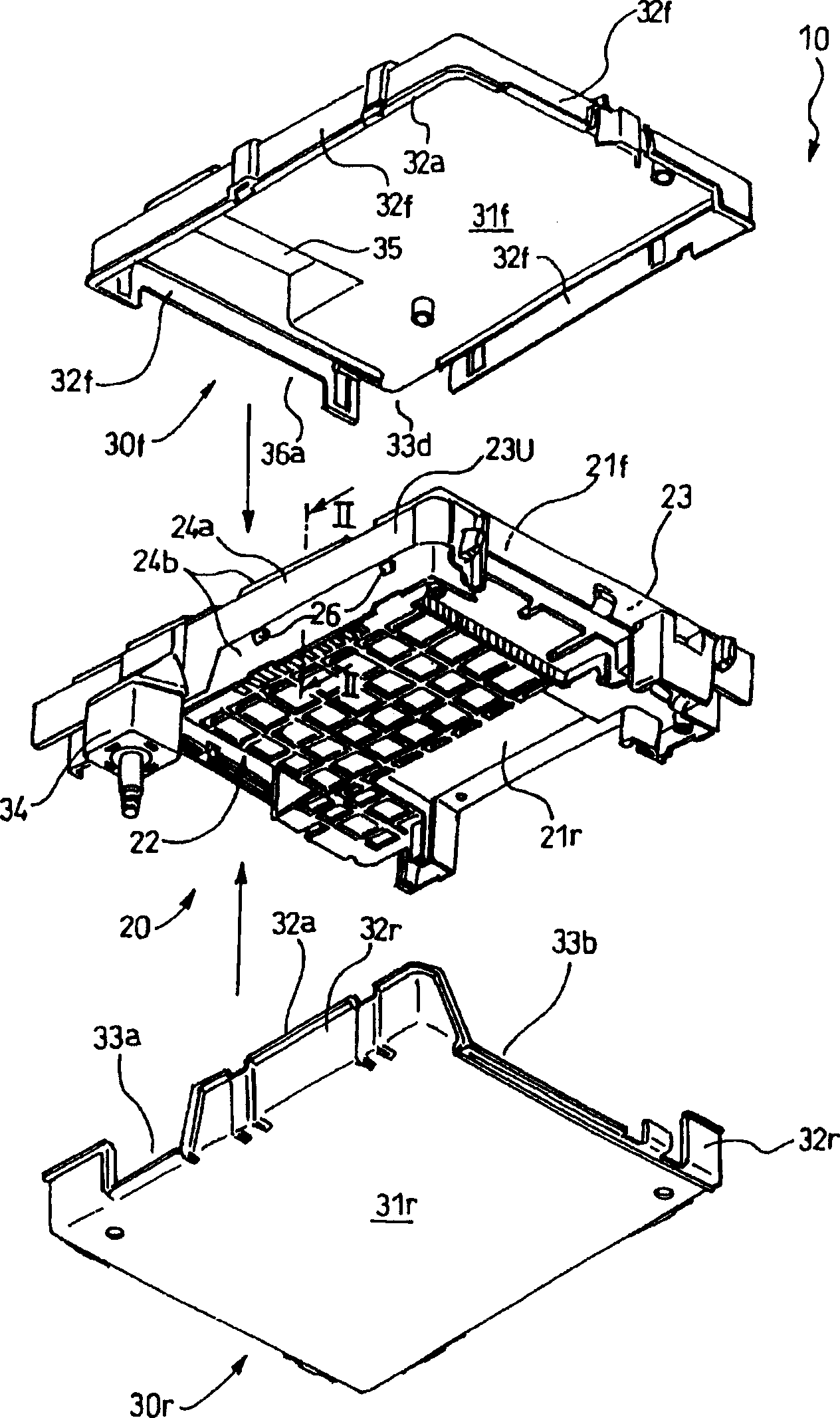 Waterproof structure of electric junction box