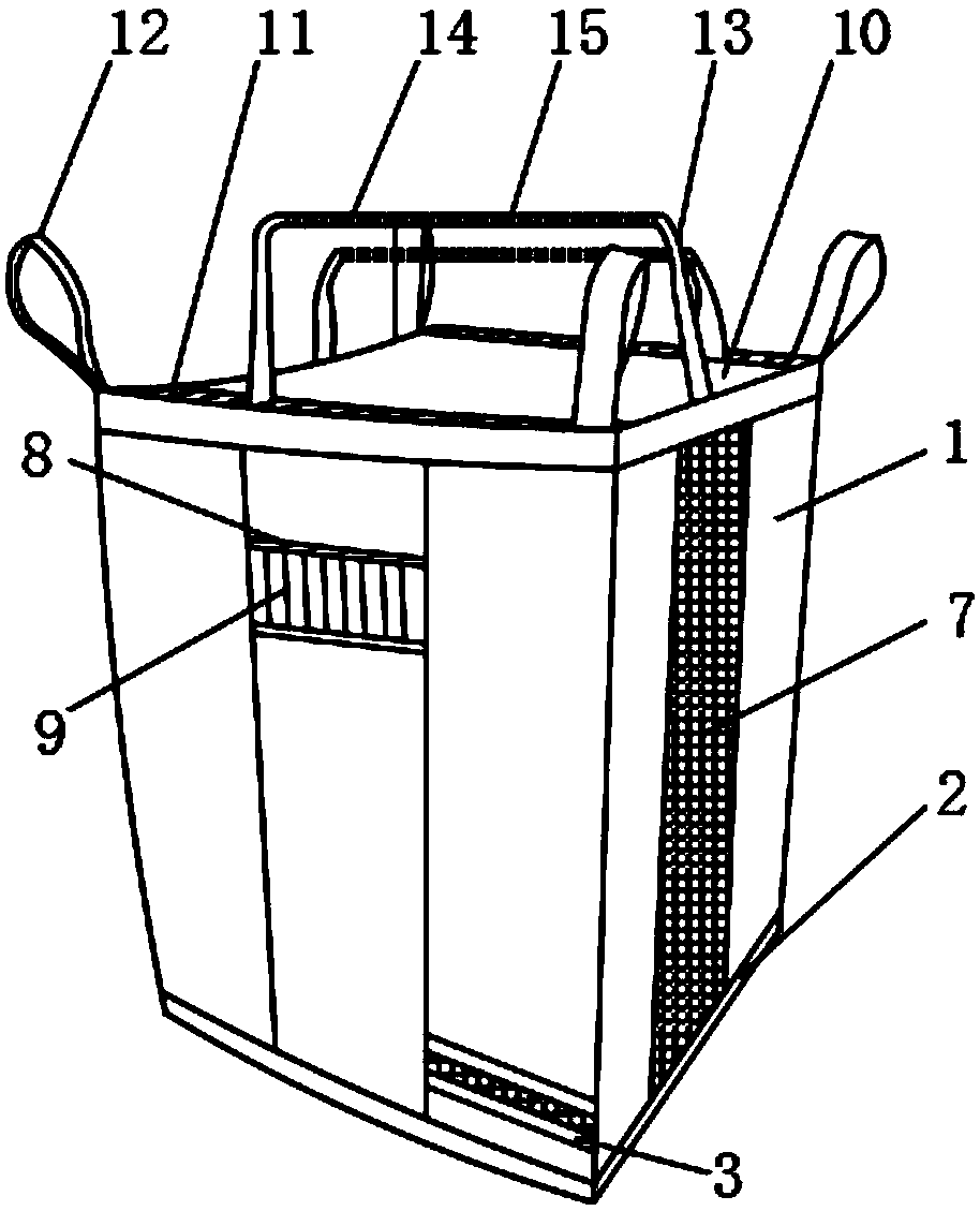 Dampproof leakage-proof compound container bag