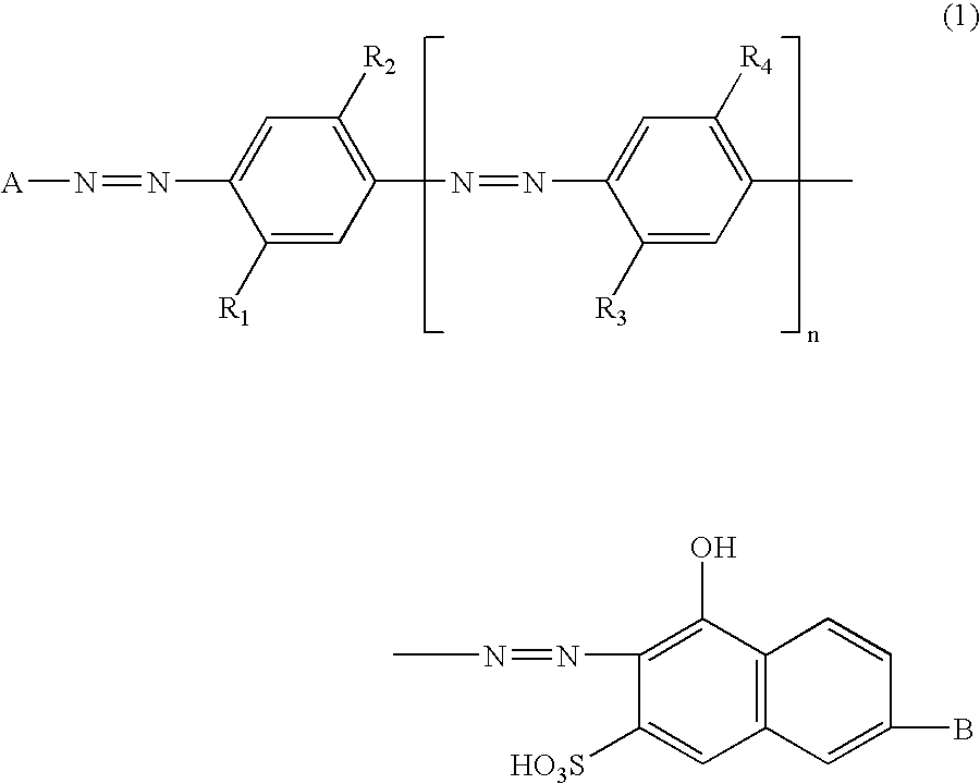 Dye type polarizing plate