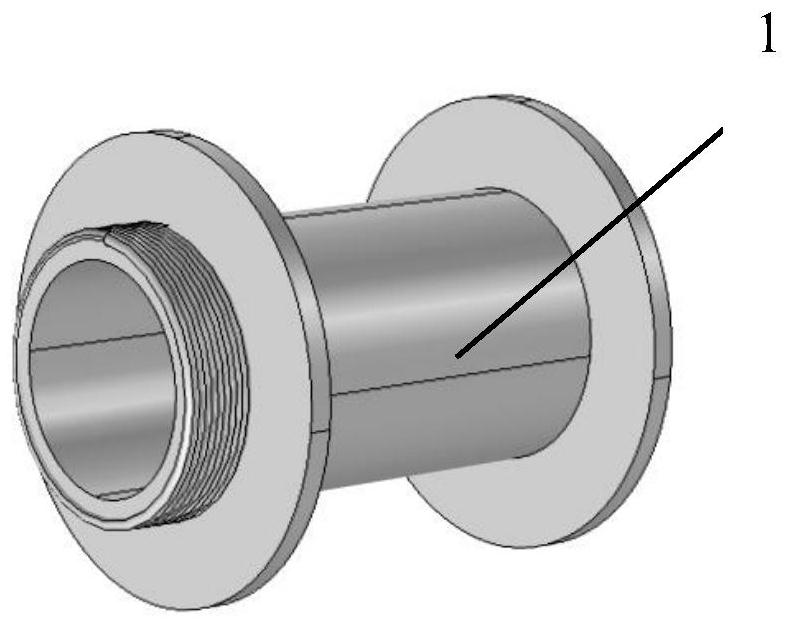 Axial magnetic field loading device with adjustable strength