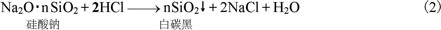 Method for preparing baking soda and white carbon black from rice husk power generation waste