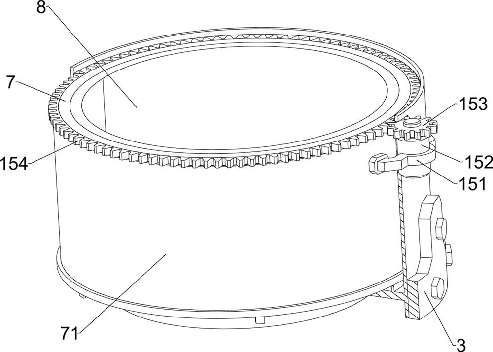 Asphalt pouring device for building