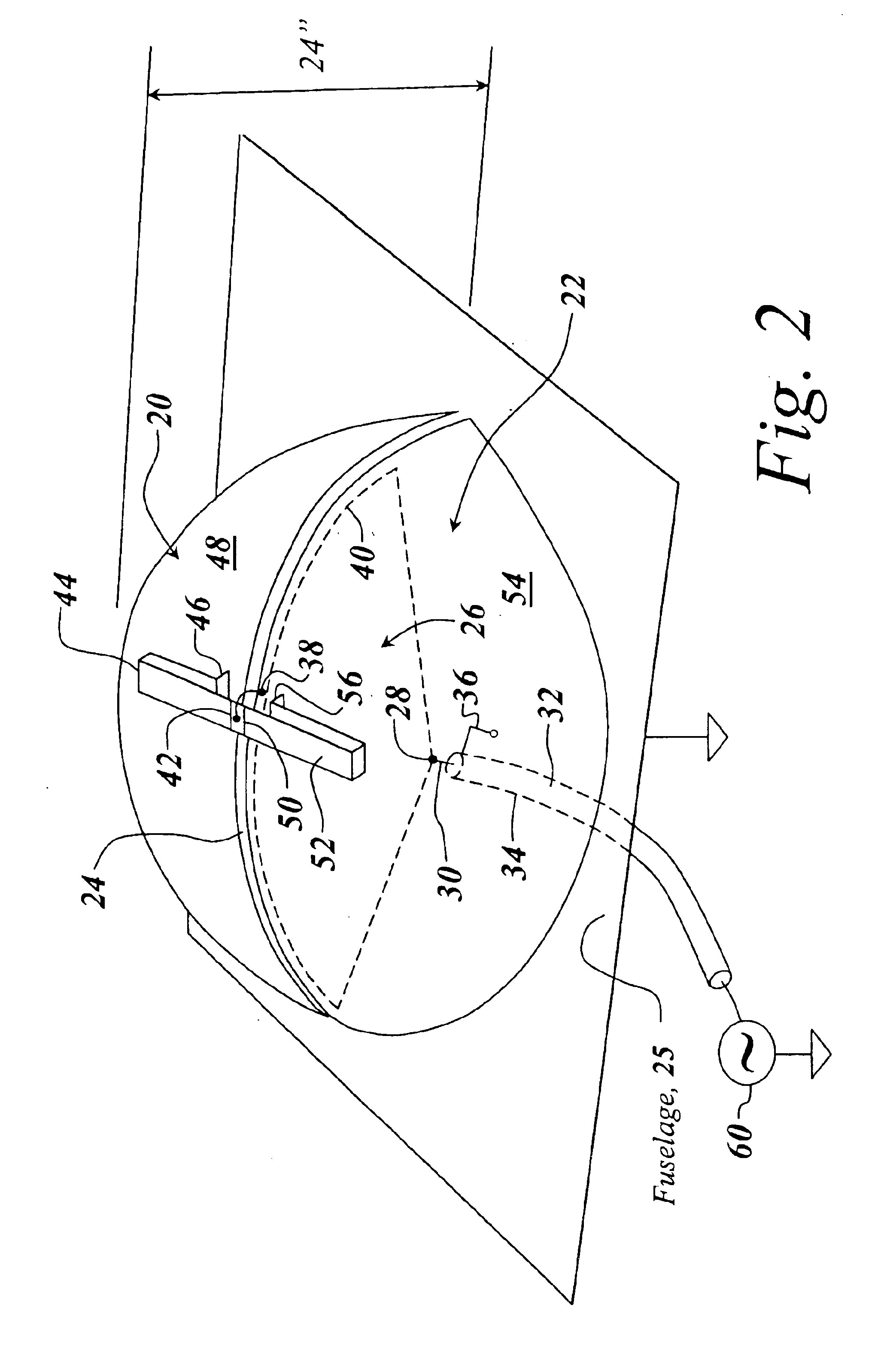 Hemispherical meander line loaded antenna