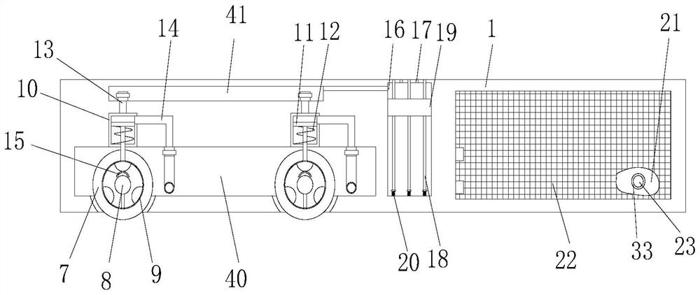 Escalator way cleaning device