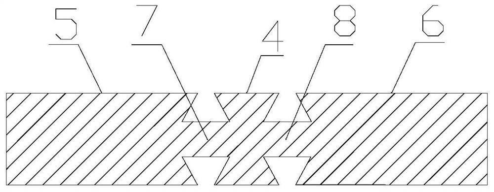 Graphene waveguide type terahertz pulse energy detection device