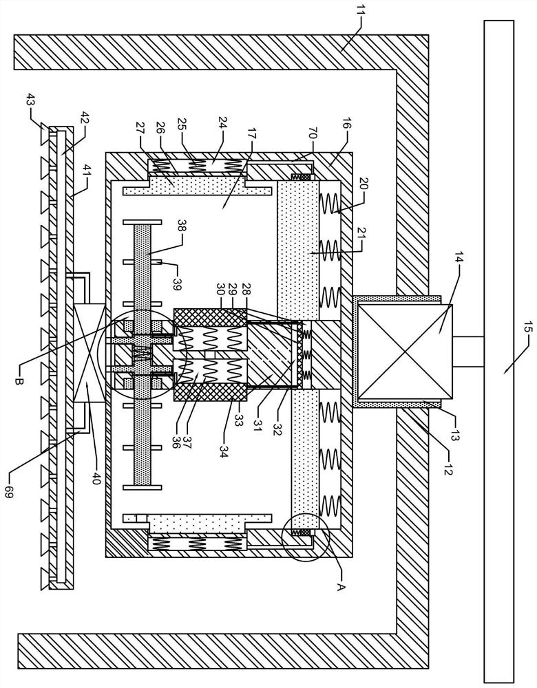 Pesticide spraying device by unmanned aerial vehicle