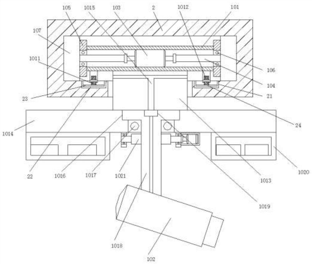 An underground parking lot video monitoring system