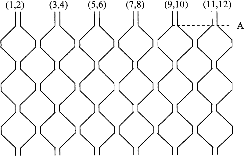 Three-dimensional integral weaving method for grid type prefabricated part and product thereof