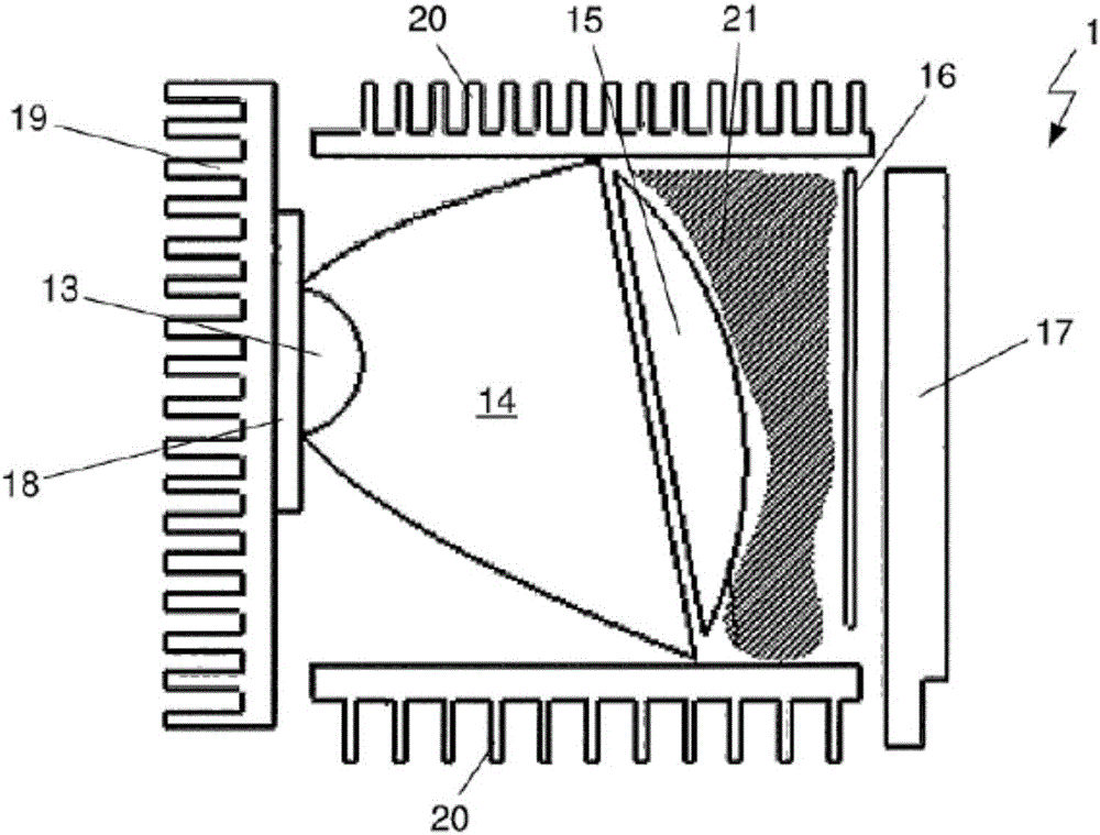 Device For The Emission Of Light In Particular For The Generation Of An Image