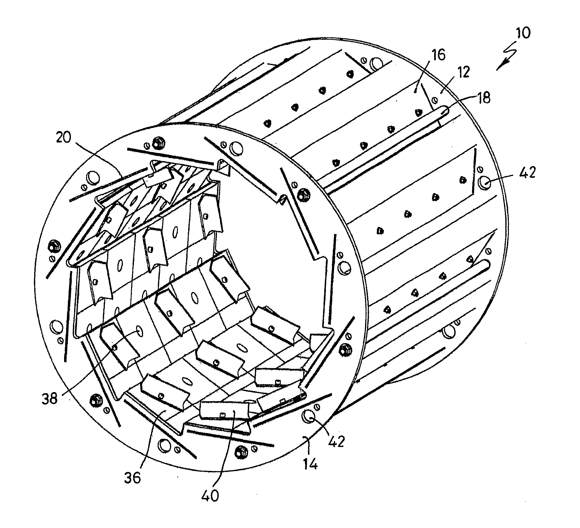 Vessel, Heating Apparatus and Method of Heating a Feedstock