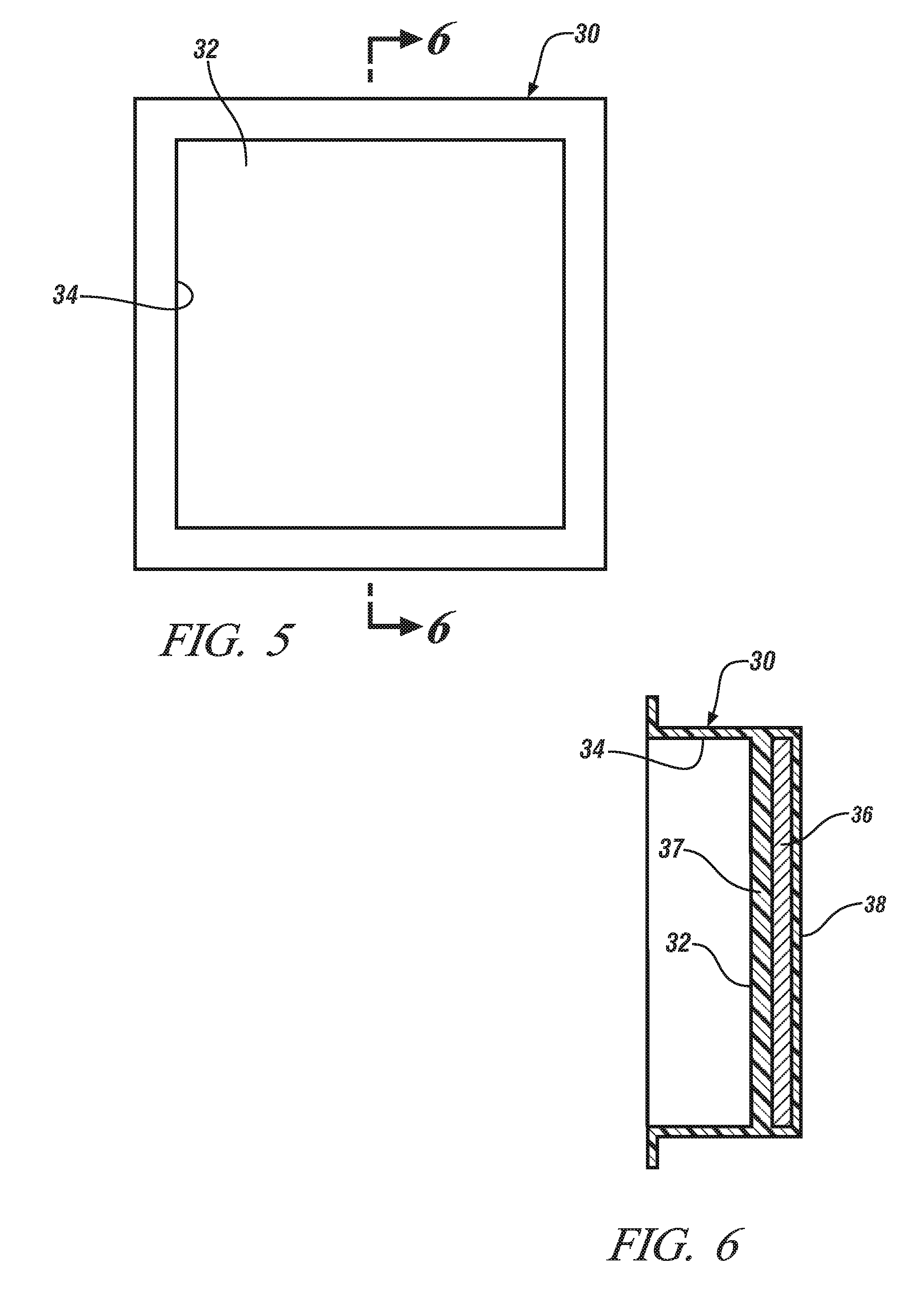 Fabric composite support or enclosure for an automotive battery pack