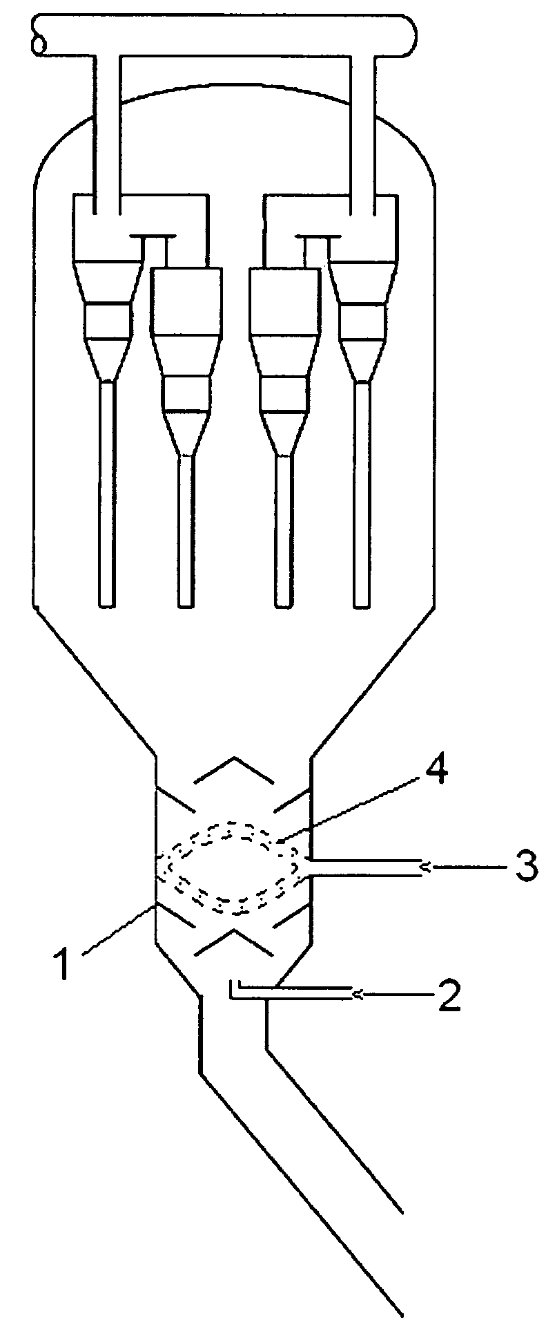 Process and device to optimize the yield of fluid catalytic cracking products