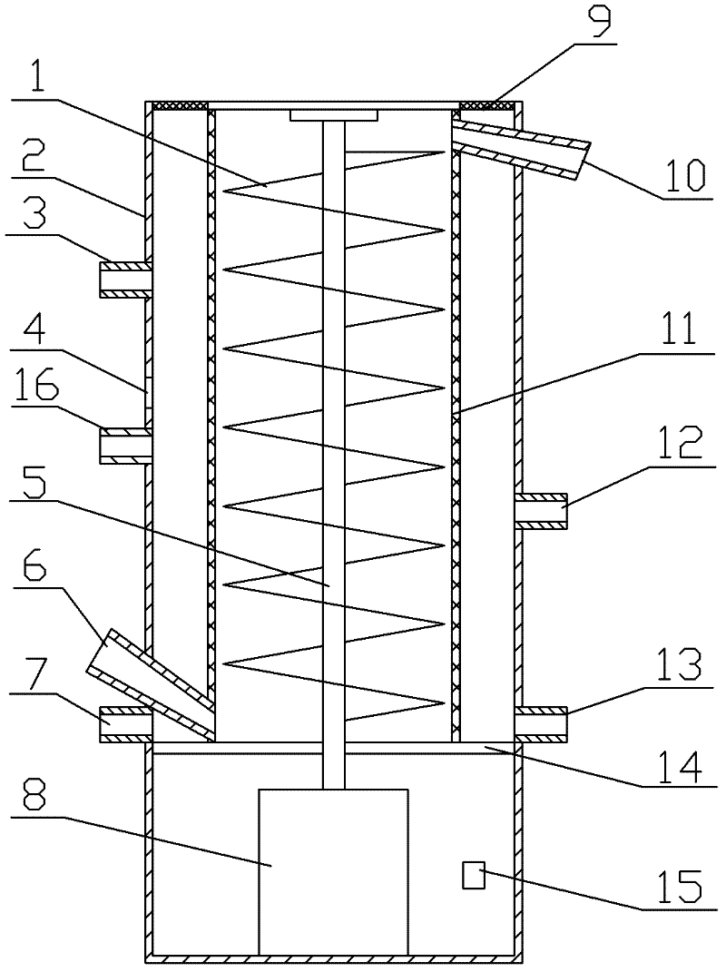 Push type medicinal materials drier