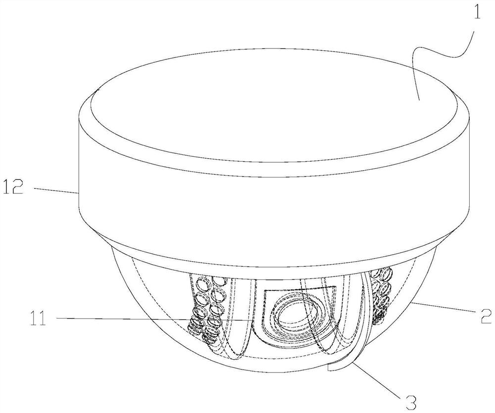 High-definition hemispherical camera