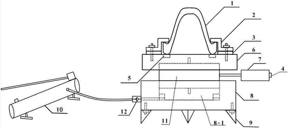 Coal mine U-shaped steel support stress-bearing monitoring and early warning device