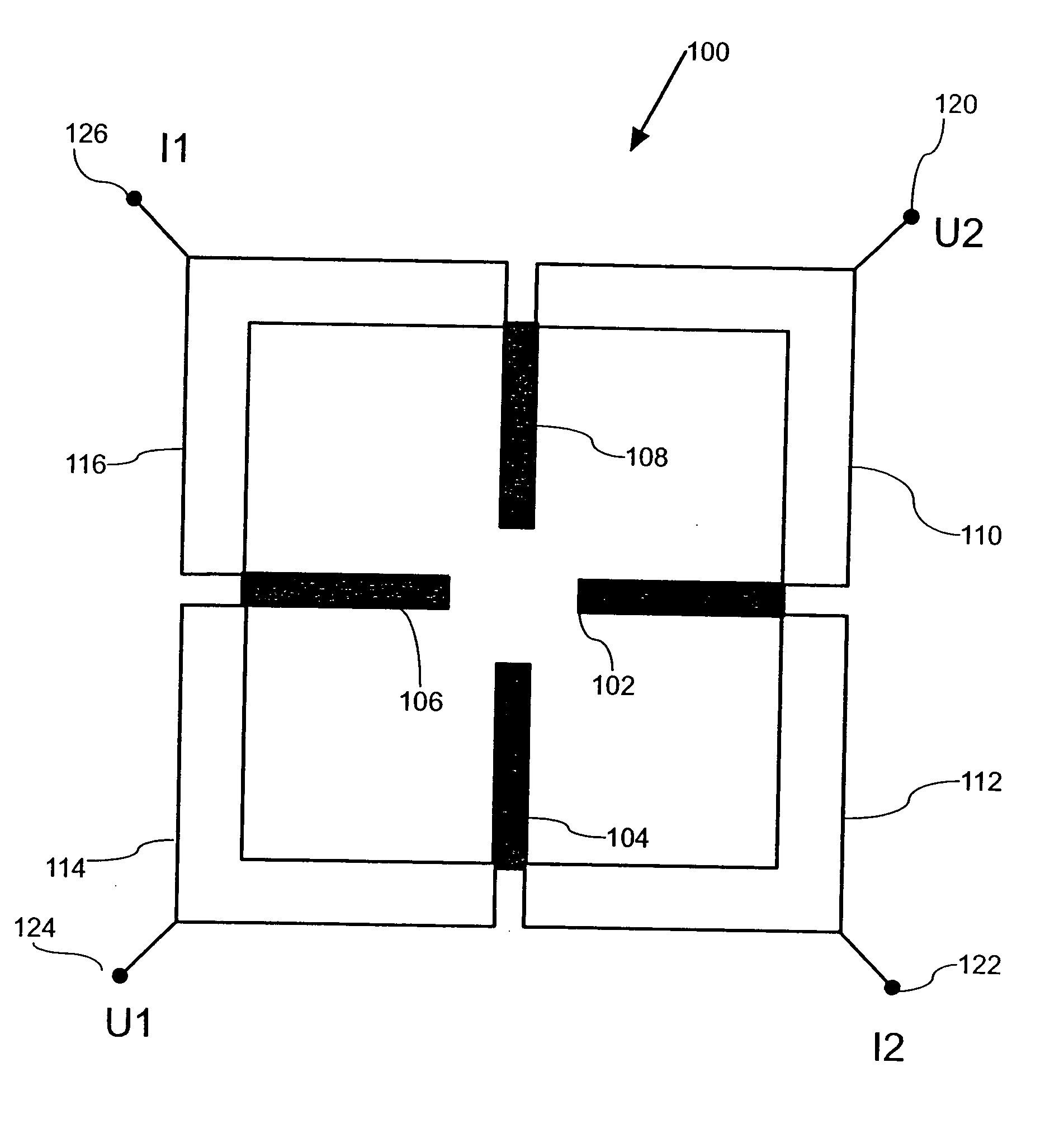 Sensor for detection of the orientation of a magnetic field