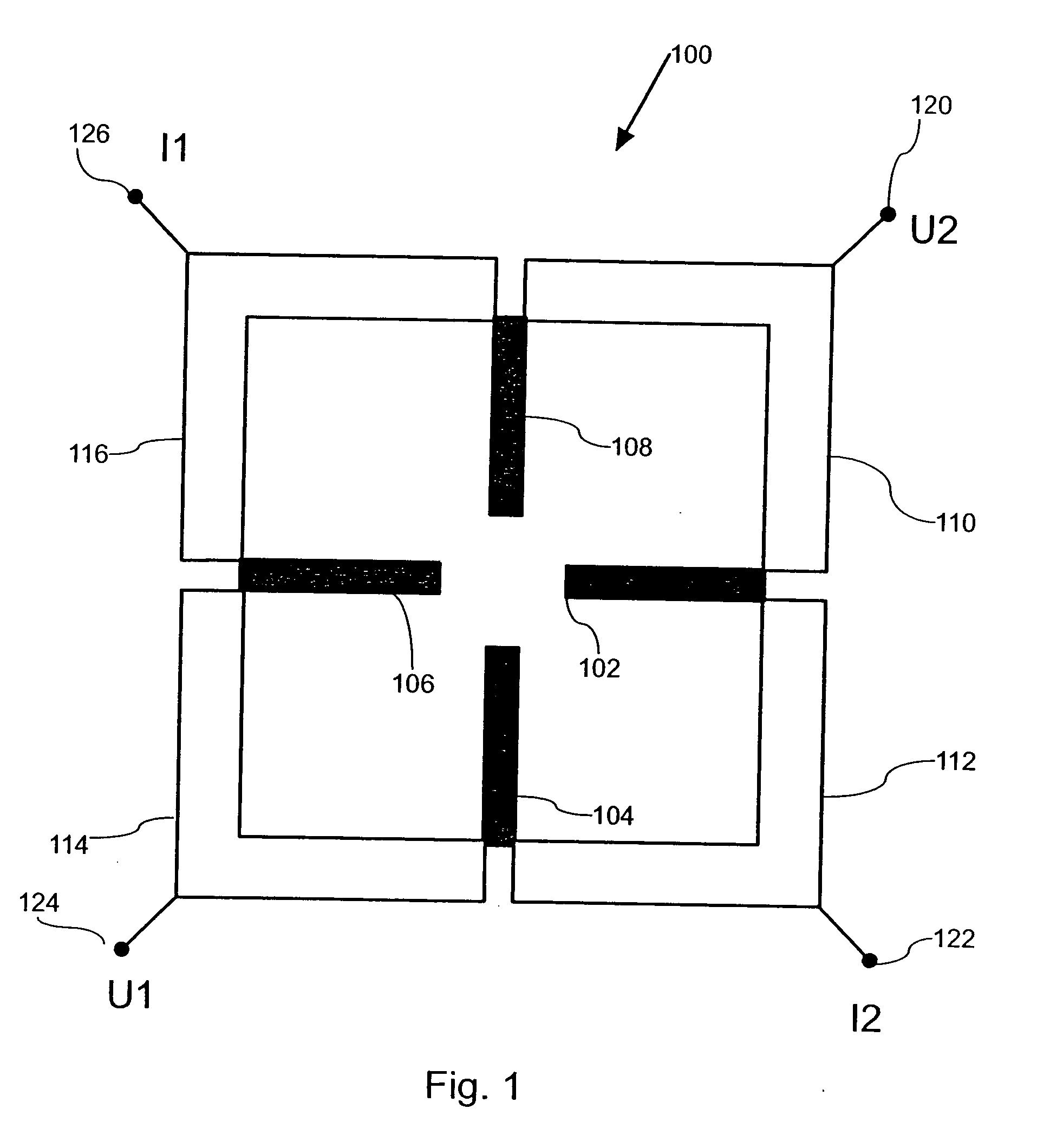 Sensor for detection of the orientation of a magnetic field