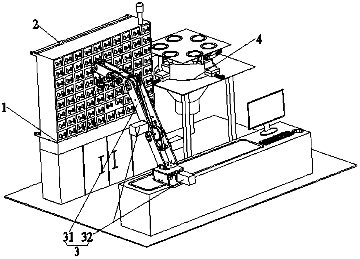 Automatic traditional Chinese medicine sorting and dispensing machine