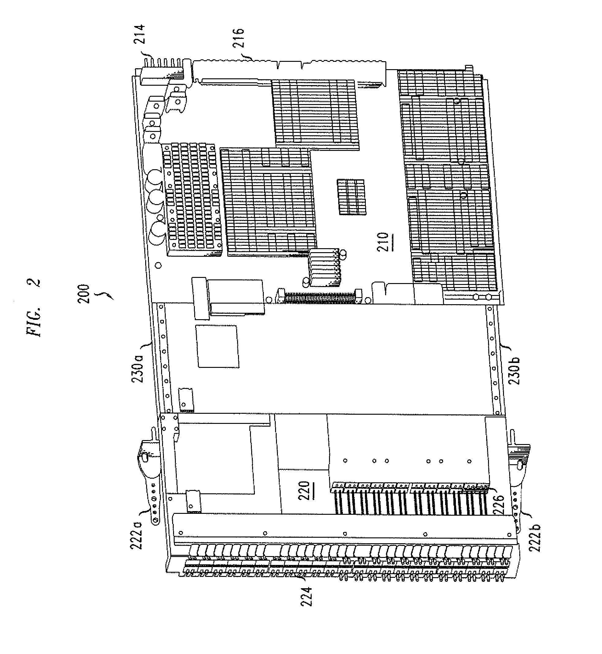 Increased connector port density via extending faceplate