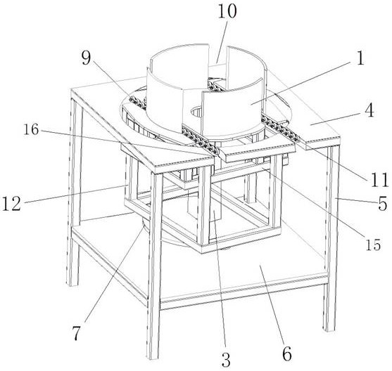 A coiled pipe device and a coiled pipe processing production line