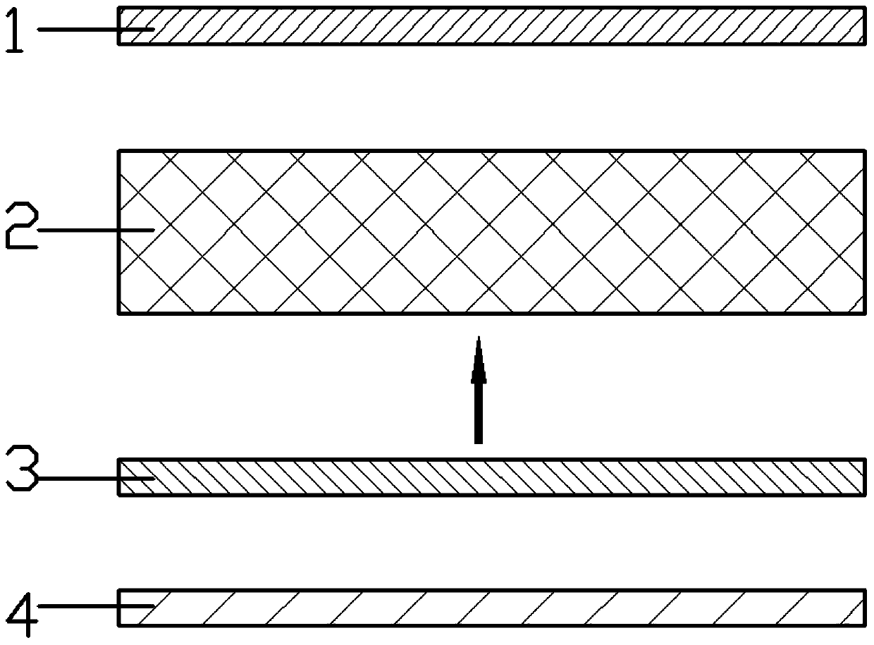 Secondary etching double-face circuit board structure and production technology thereof