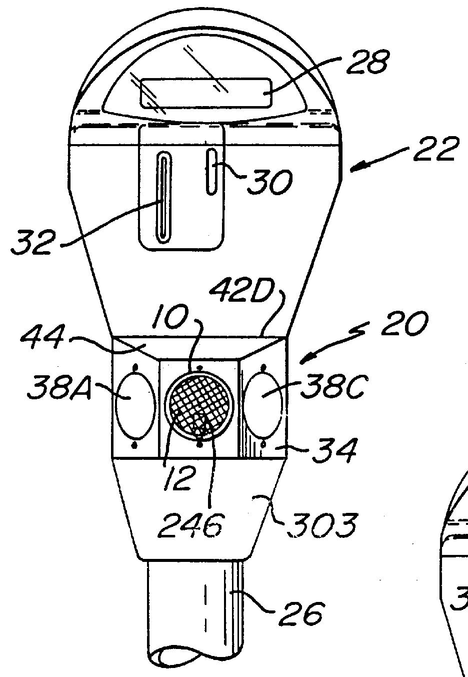 Universal adaptor for electronic parking meters