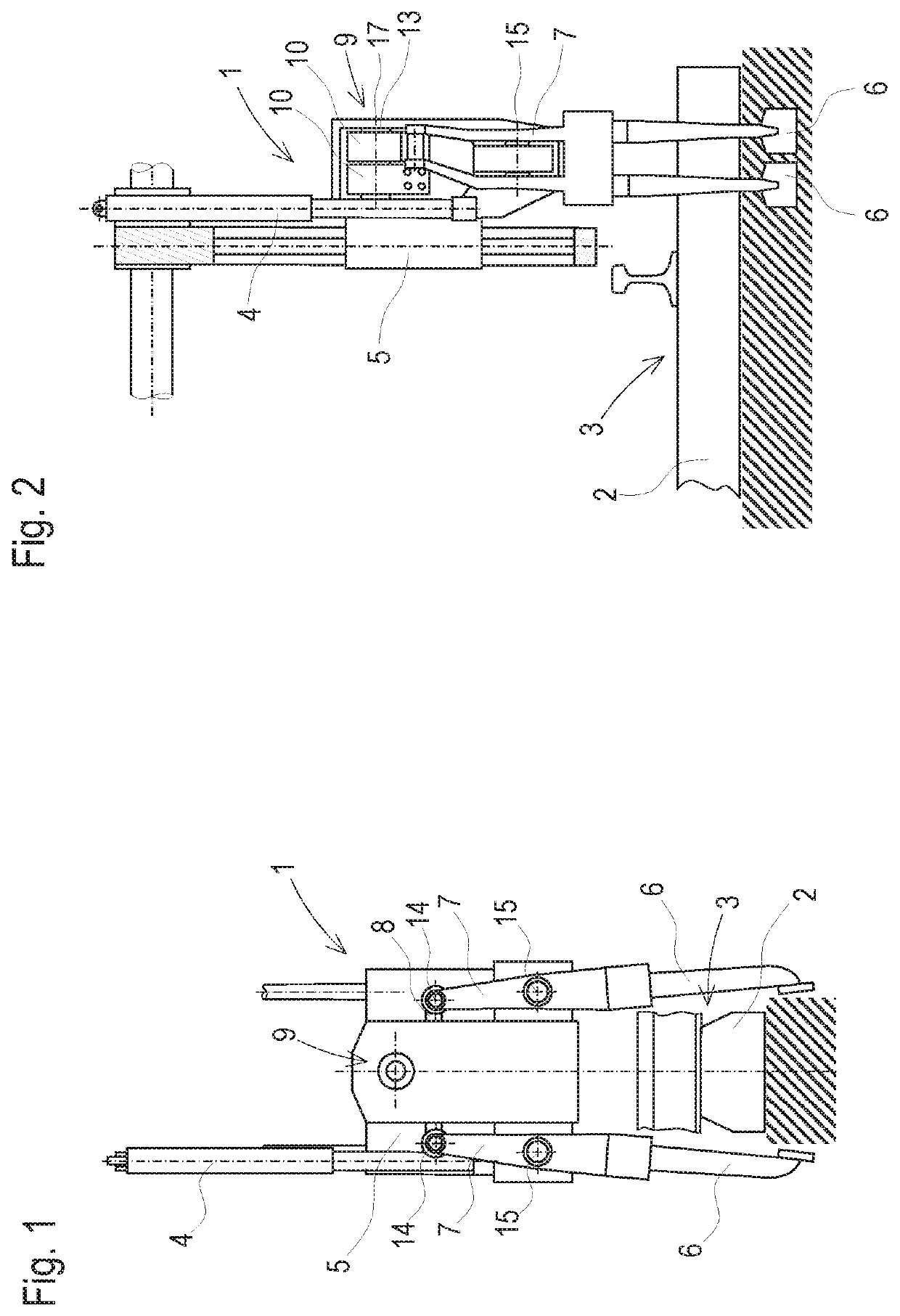 Tamping assembly for tamping sleepers of a track