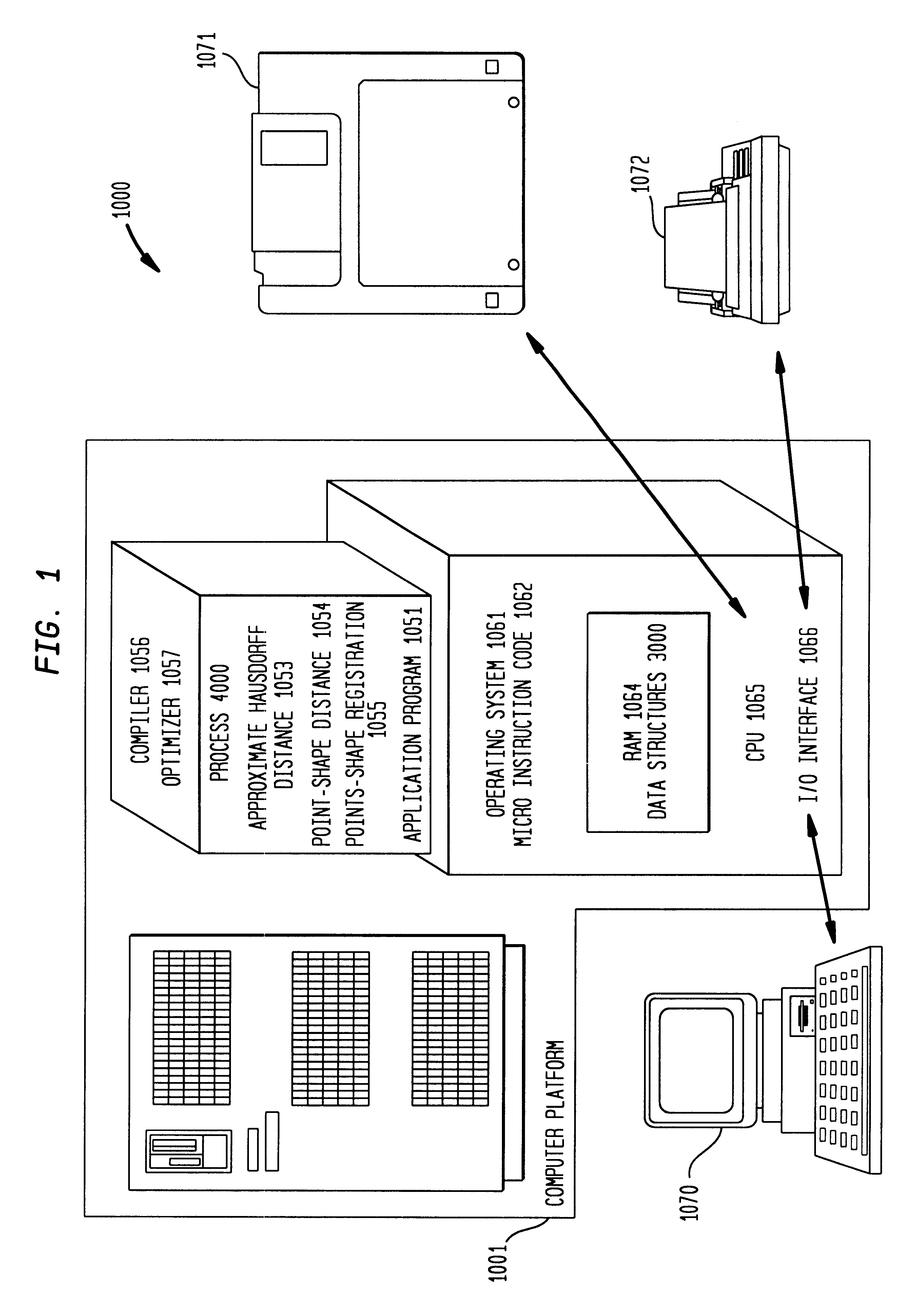 System and method for finding the distance from a moving query point to the closest point on one or more convex or non-convex shapes