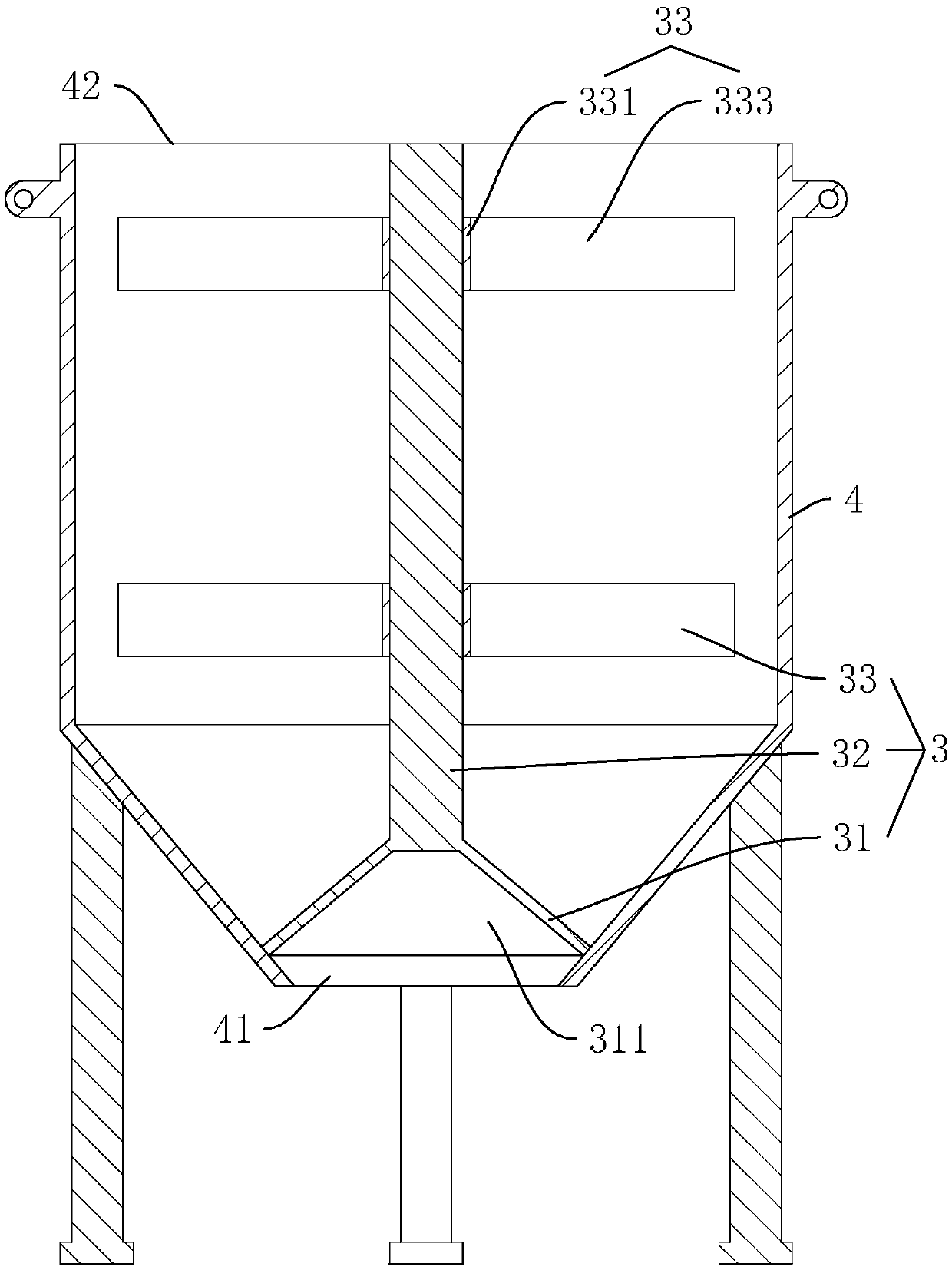 Concrete spouting device