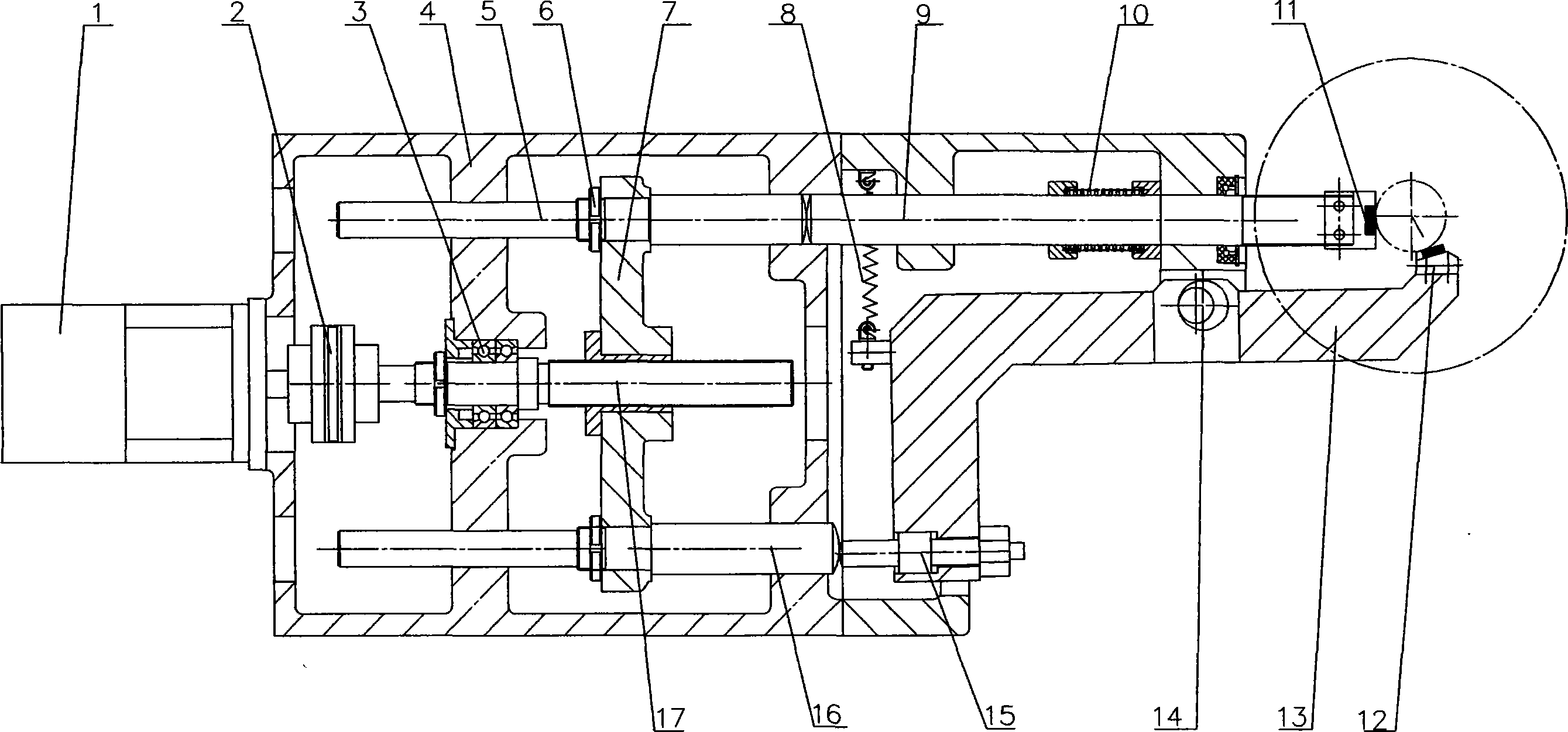 Servo autotracking support for bent axle grinding