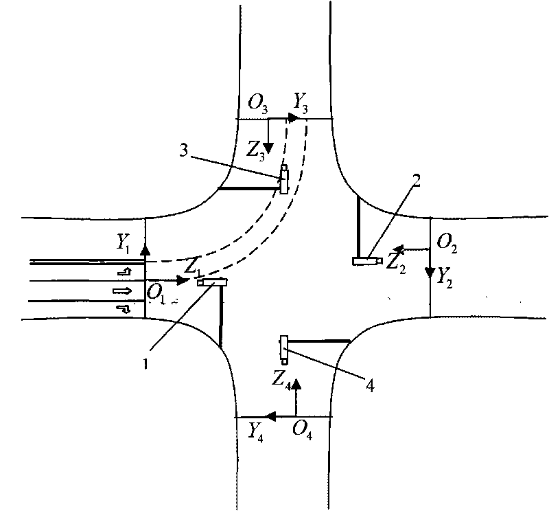 Traffic signal light intelligent control system and control method thereof