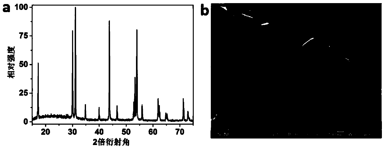 Chameleon-like rare earth inorganic material, preparation method thereof and application of chameleon-like rare earth inorganic material in fluorescence anti-counterfeiting