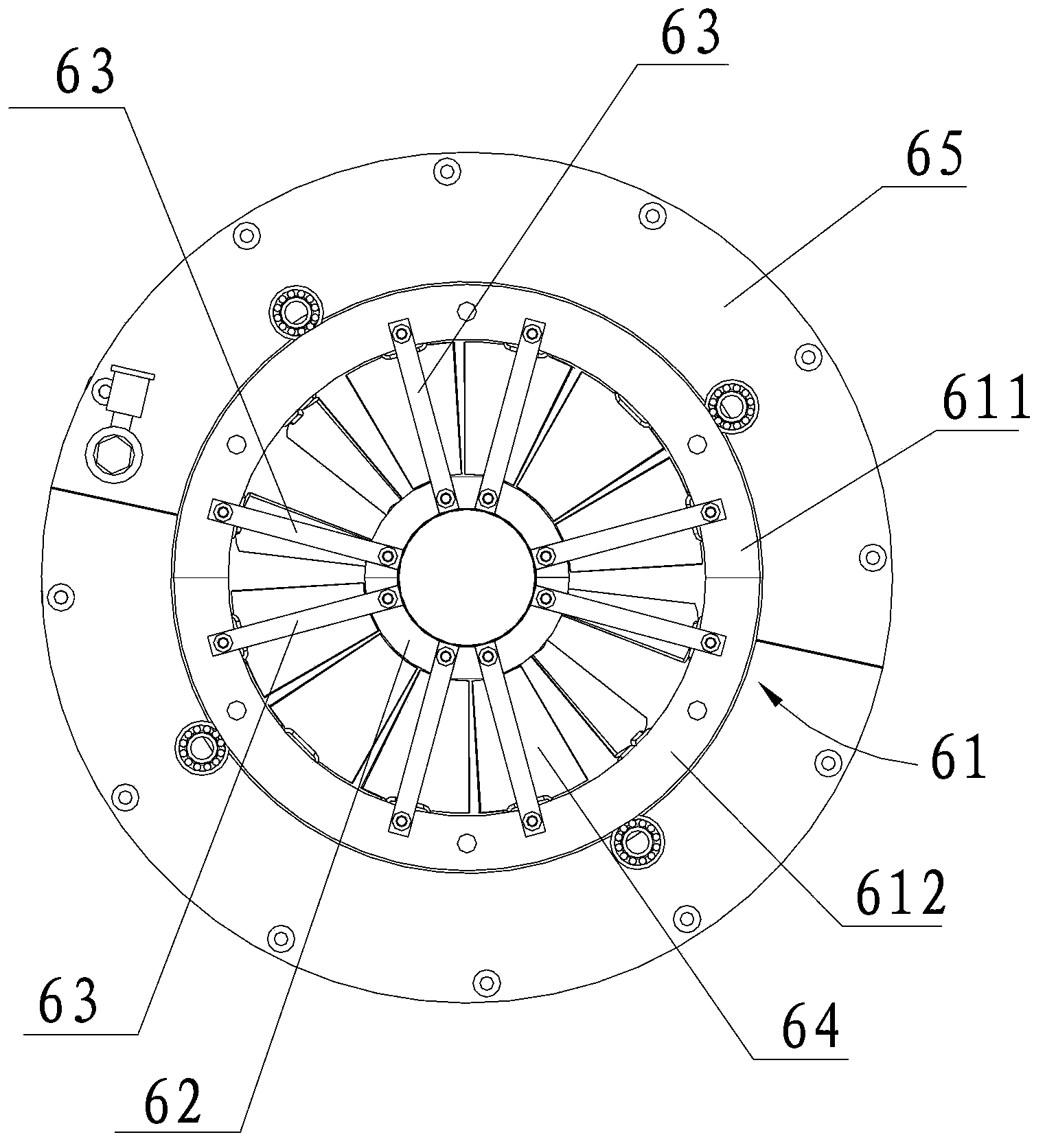 High-efficiency and energy-saving double suction fan