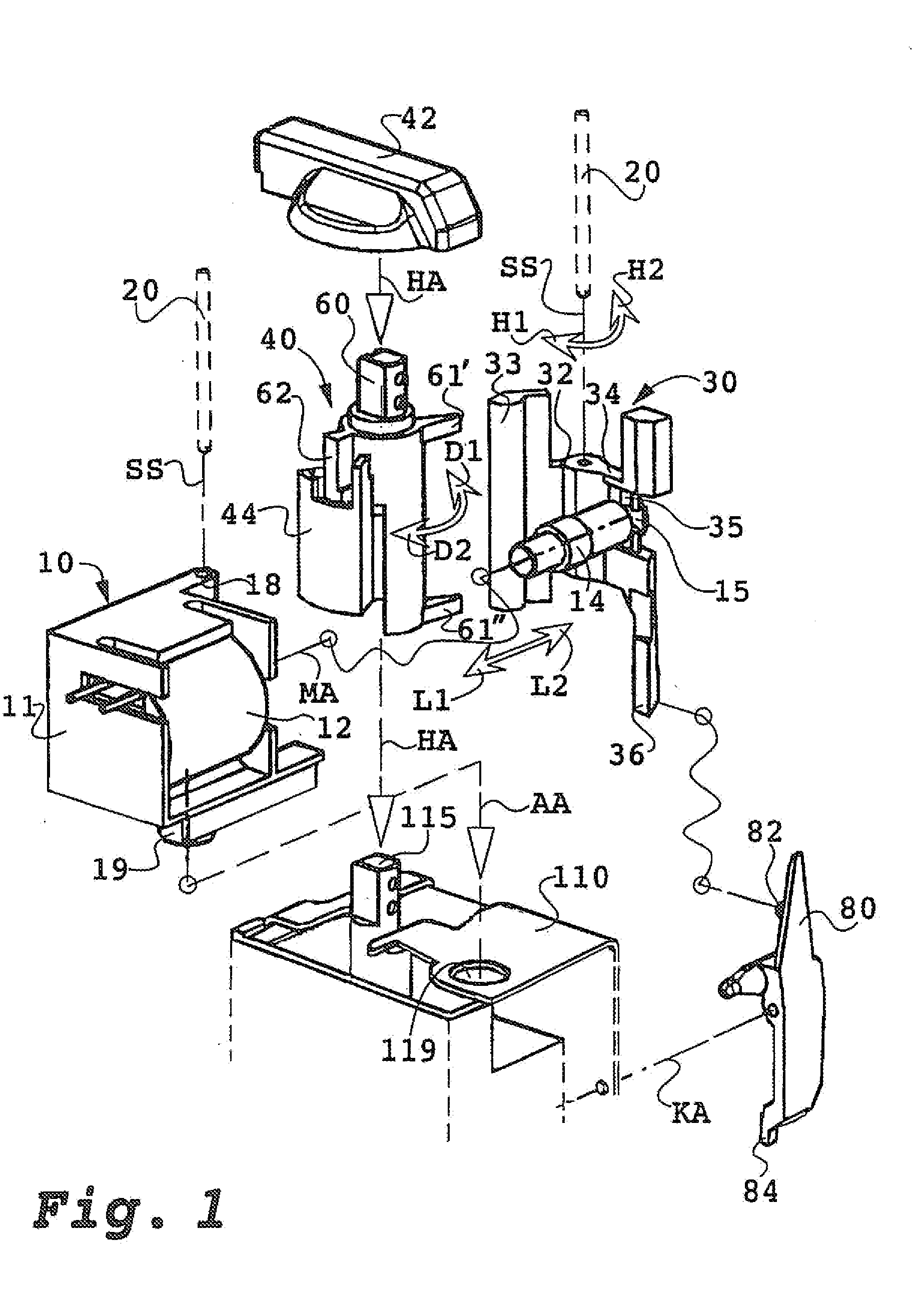 Electrical circuit breaker having a protective function