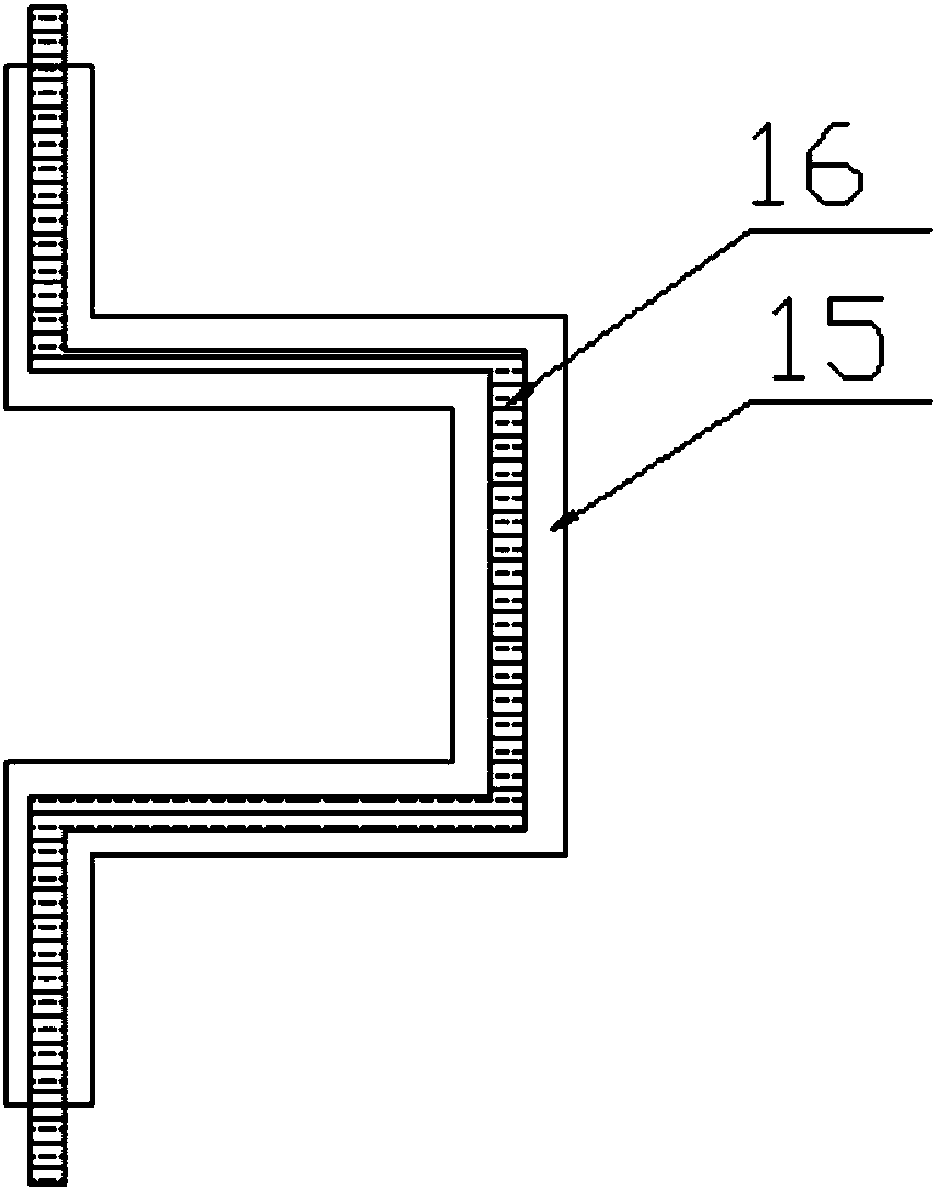 Metal magnetic pump plane bearing structure