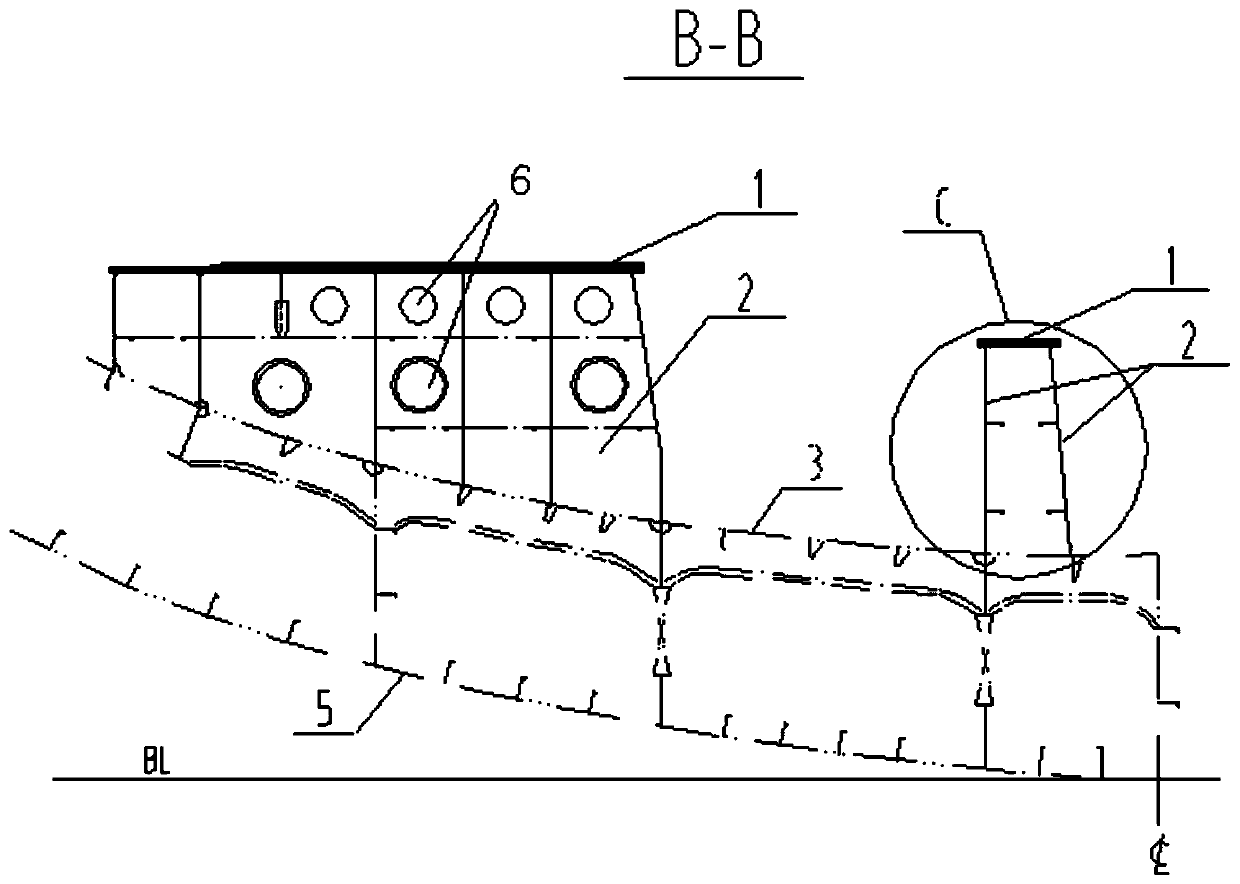 Marine double-web vibration isolation and noise reduction base