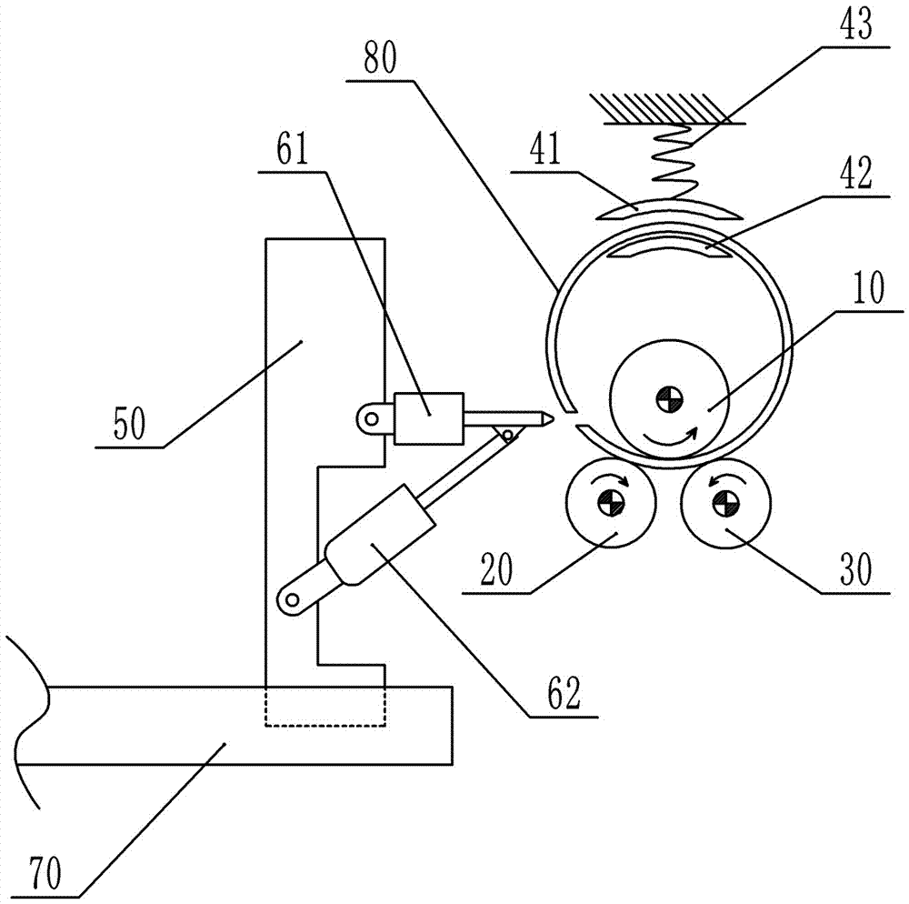 Plate rolling machine with welding function