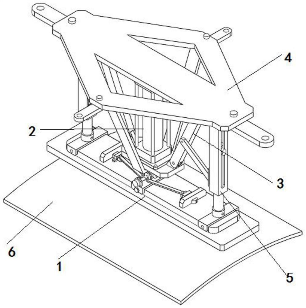 Auxiliary adsorption device for glass substrate longitudinal cutting