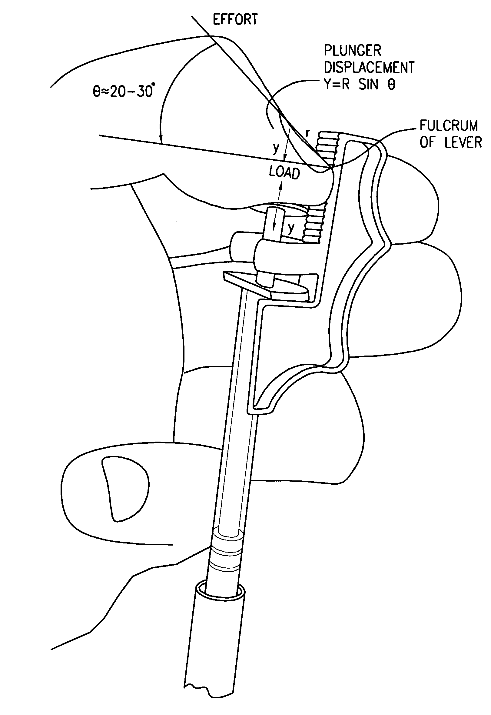 Device for manually controlling delivery rate of a hypodermic syringe and syringe having same