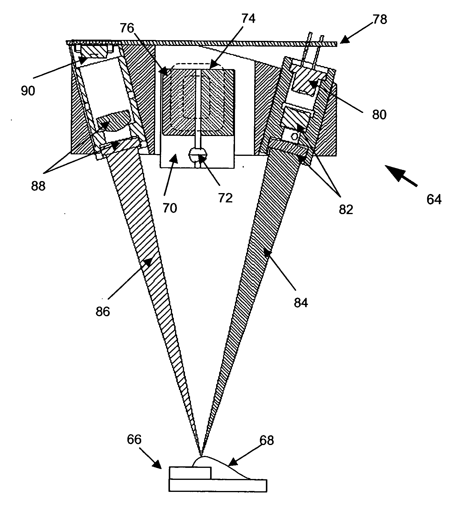 Wire loop height measurement apparatus and method