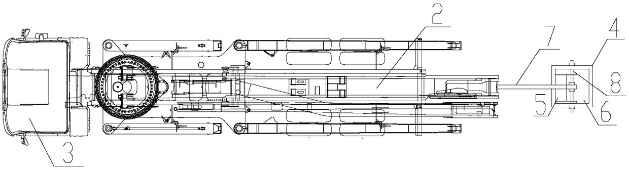 Construction 3D printing pump truck system and application method thereof